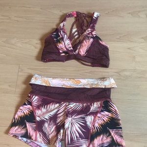 Maaji swim shorts and top.